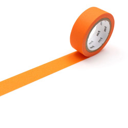 Taśma papierowa washi - MT Masking Tape - Matte Orange 7 m