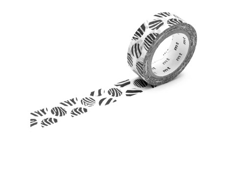 Taśma papierowa washi - MT Masking Tape - Dot Zebra 7 m