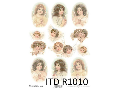 Decoupage paper A4 - ITD Collection - rice, R1010