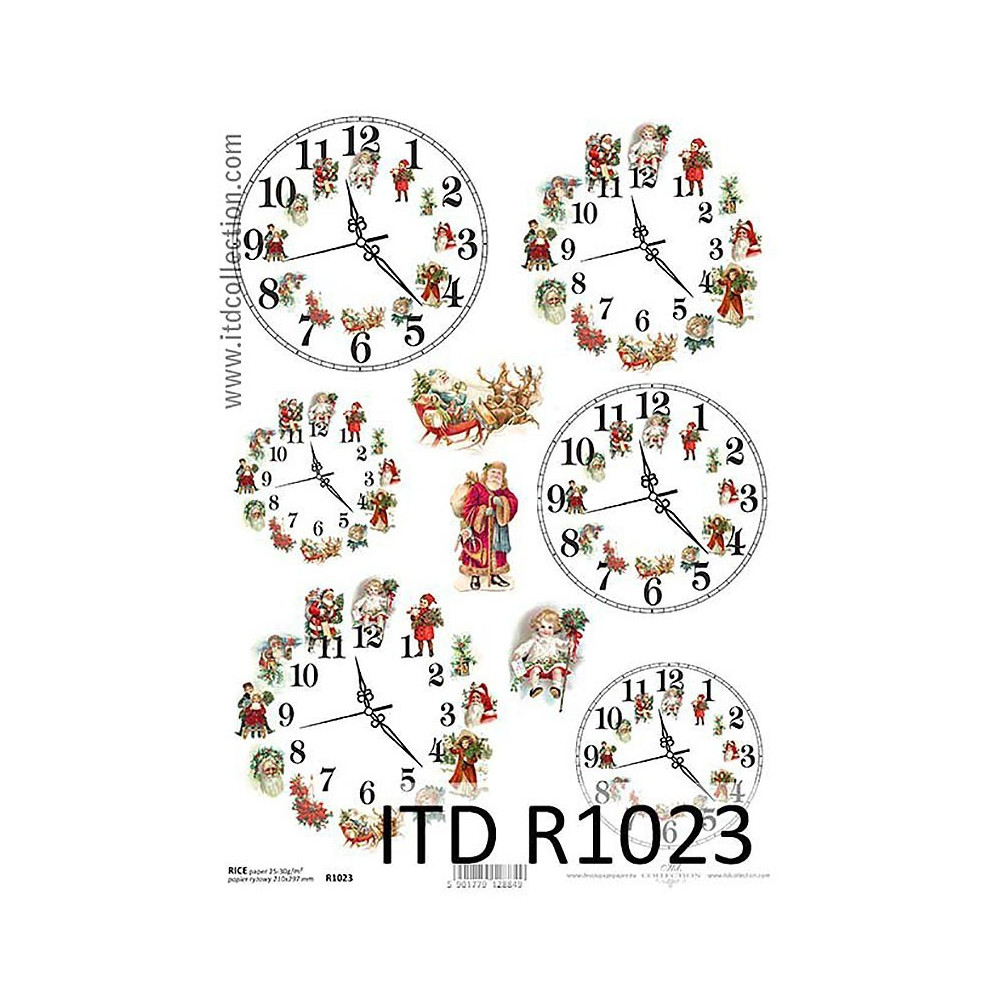 Decoupage paper A4 - ITD Collection - rice, R1023