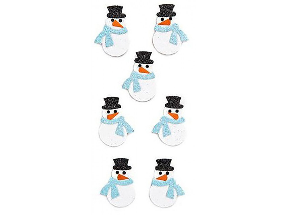 Dovecraft Christmas Theme Snowman 3D Stickers Crafts Cardmaking Scrapbooking