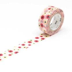 MT Masking Tape - Motif Flower 7 m