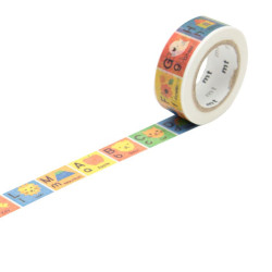 Taśma papierowa washi - MT Masking Tape - Alphabet A-M 7 m