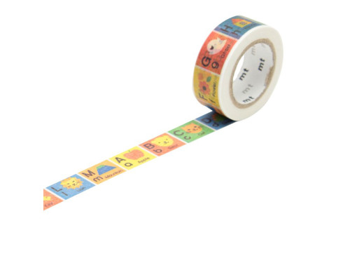 MT Masking Tape - Alphabet A-M 7 m