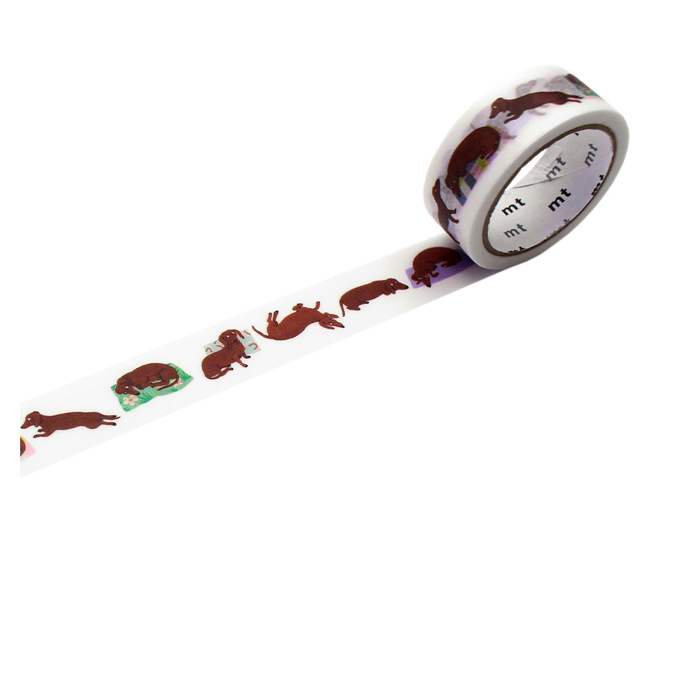 MT Masking Tape x Lea Maupetit - Sausage Dog 5 m