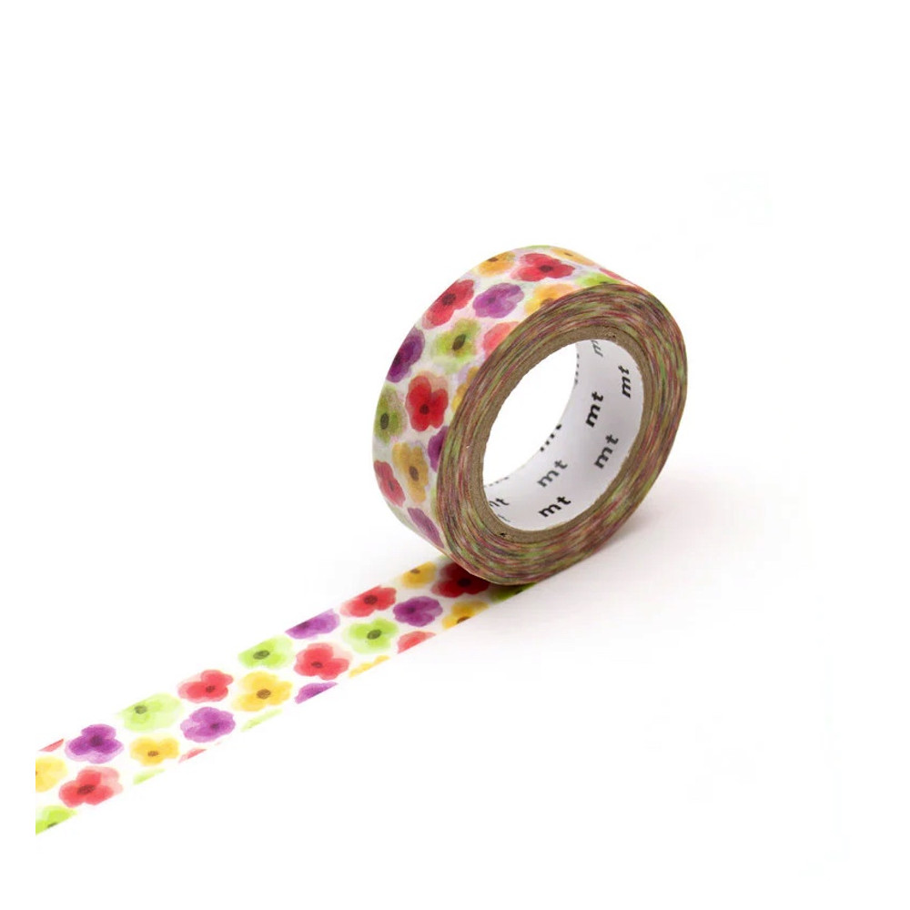 Taśma papierowa washi - MT Masking Tape - Pansy 7 m