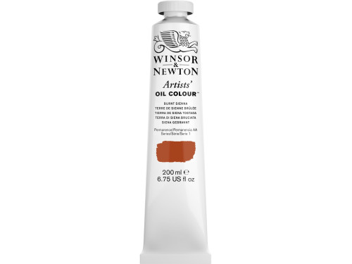 Oil paint Artists' Oil Colour - Winsor & Newton - Burnt Sienna 200 ml