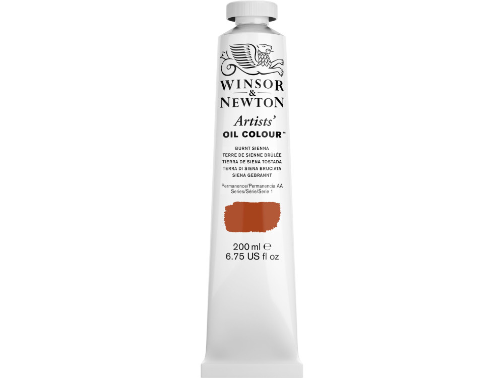 Oil paint Artists' Oil Colour - Winsor & Newton - Burnt Sienna 200 ml
