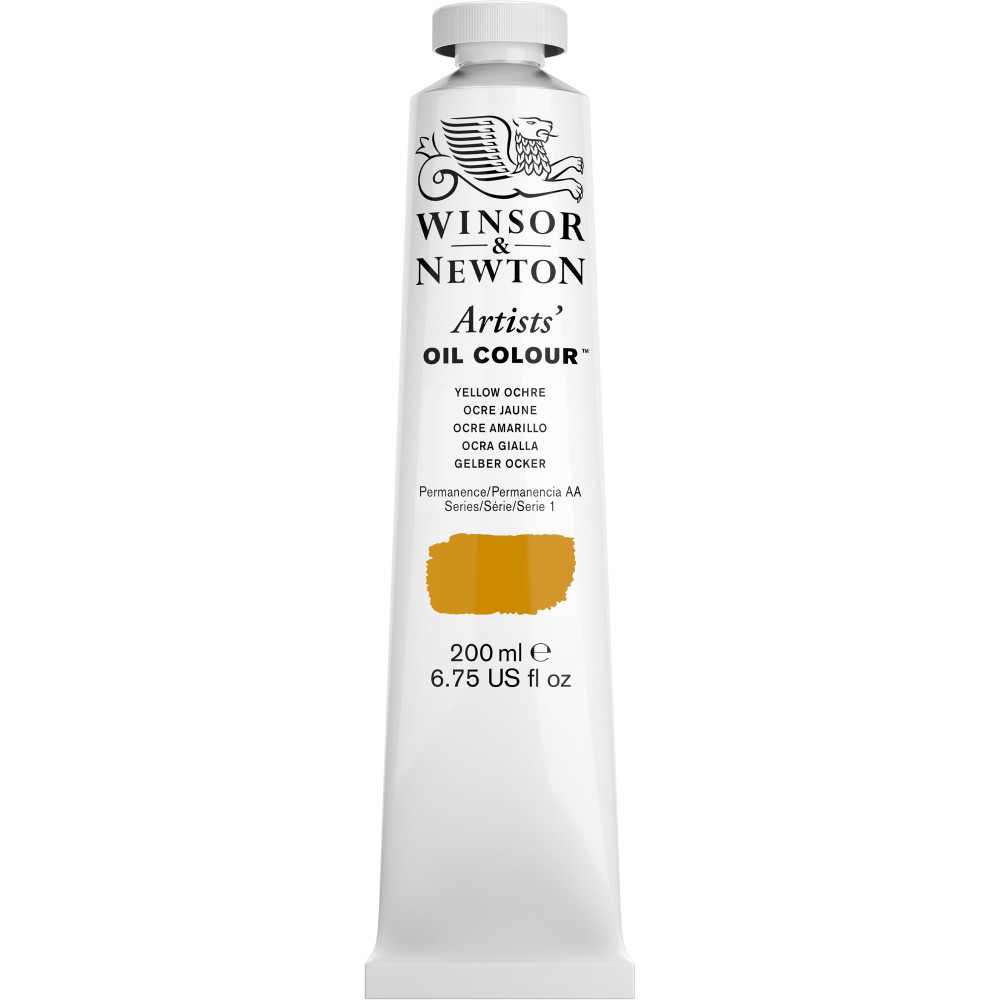 Farba olejna Artists' Oil Colour - Winsor & Newton - Yellow Ochre 200 ml