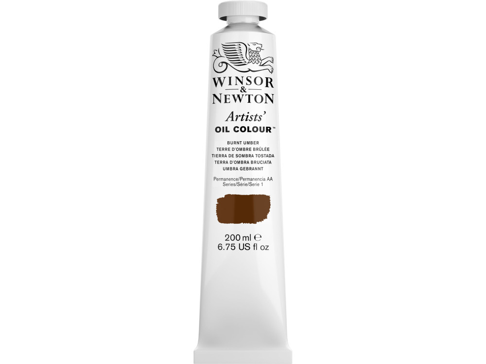 Oil paint Artists' Oil Colour - Winsor & Newton - Burnt Umber 200 ml