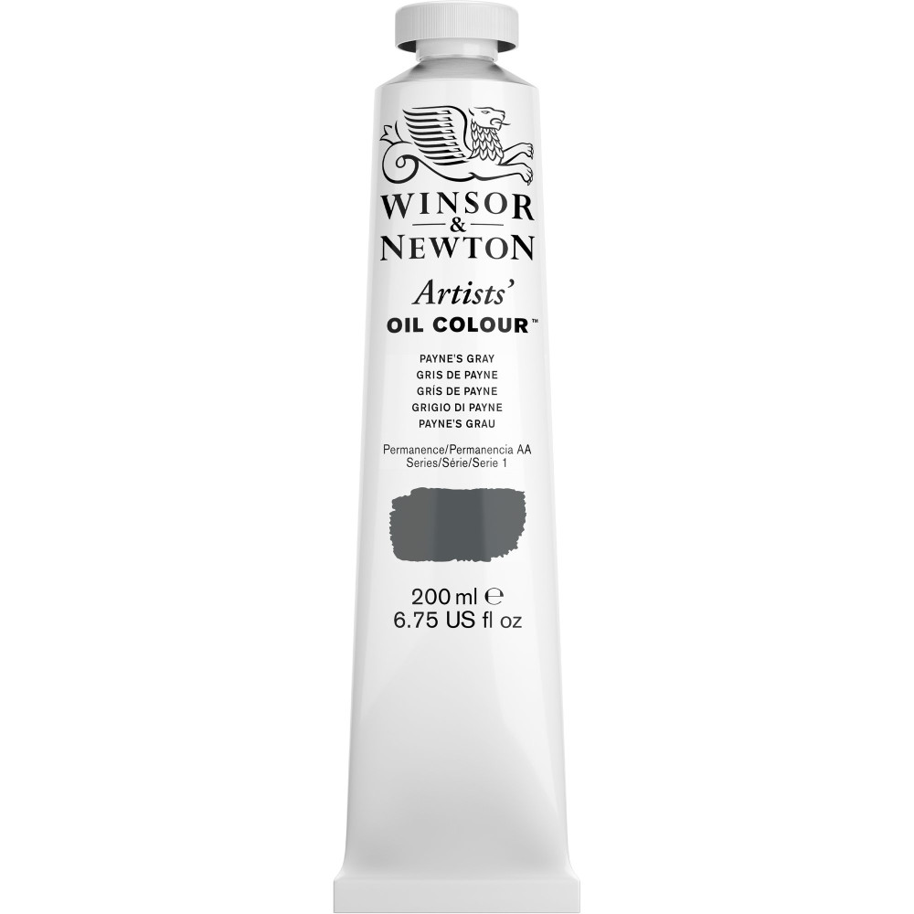 Oil paint Artists' Oil Colour - Winsor & Newton - Payne's Gray 200 ml