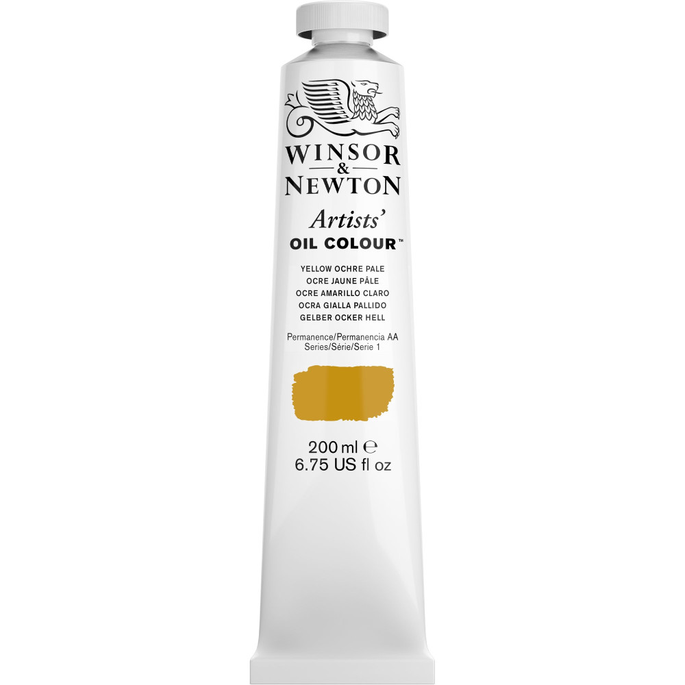 Farba olejna Artists' Oil Colour - Winsor & Newton - Yellow Ochre Pale 200 ml