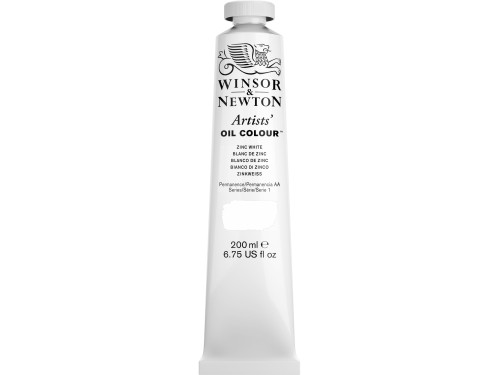 Farba olejna Artists' Oil Colour - Winsor & Newton - Zinc White 200 ml