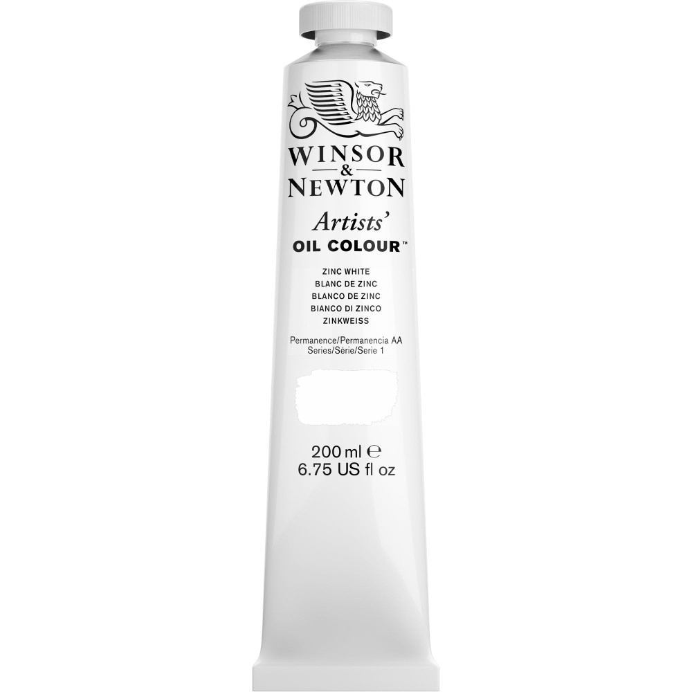 Farba olejna Artists' Oil Colour - Winsor & Newton - Zinc White 200 ml