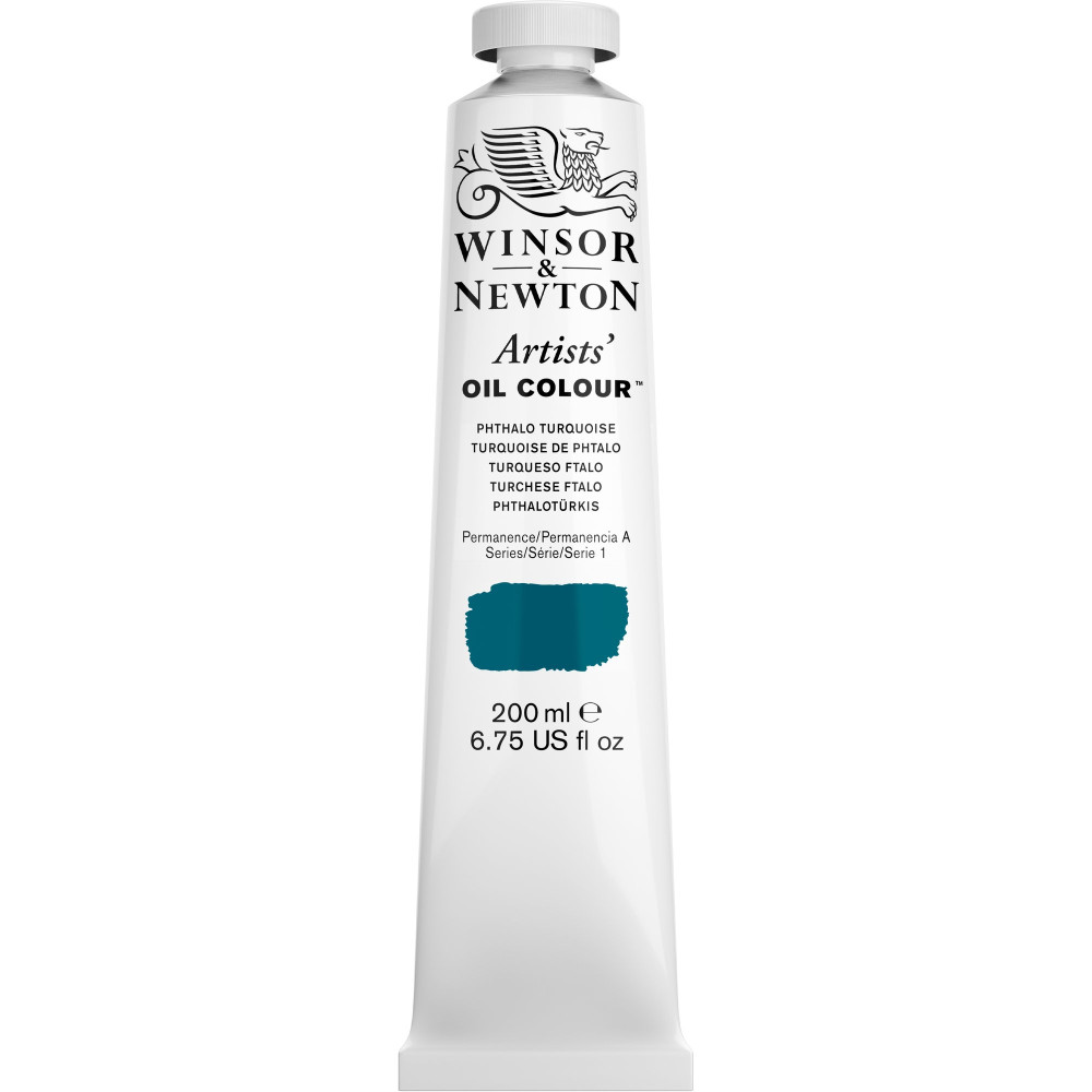 Oil paint Artists' Oil Colour - Winsor & Newton - Phthalo Turquoise 200 ml