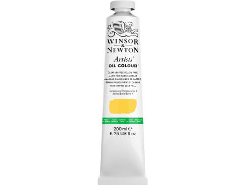 Oil paint Artists' Oil Colour - Winsor & Newton - Cadmium Free Yellow Pale 200 ml