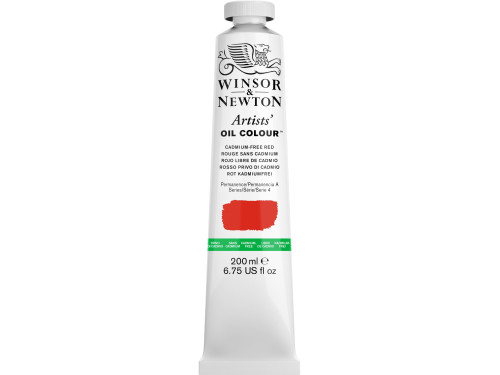 Farba olejna Artists' Oil Colour - Winsor & Newton - Cadmium Free Red 200 ml