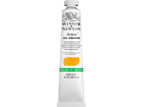 Farba olejna Artists' Oil Colour - Winsor & Newton - Cadmium Free Yellow 200 ml