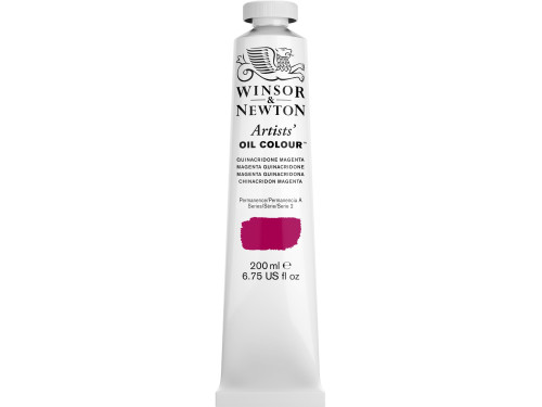 Farba olejna Artists' Oil Colour - Winsor & Newton - Quinacridone Magenta 200 ml