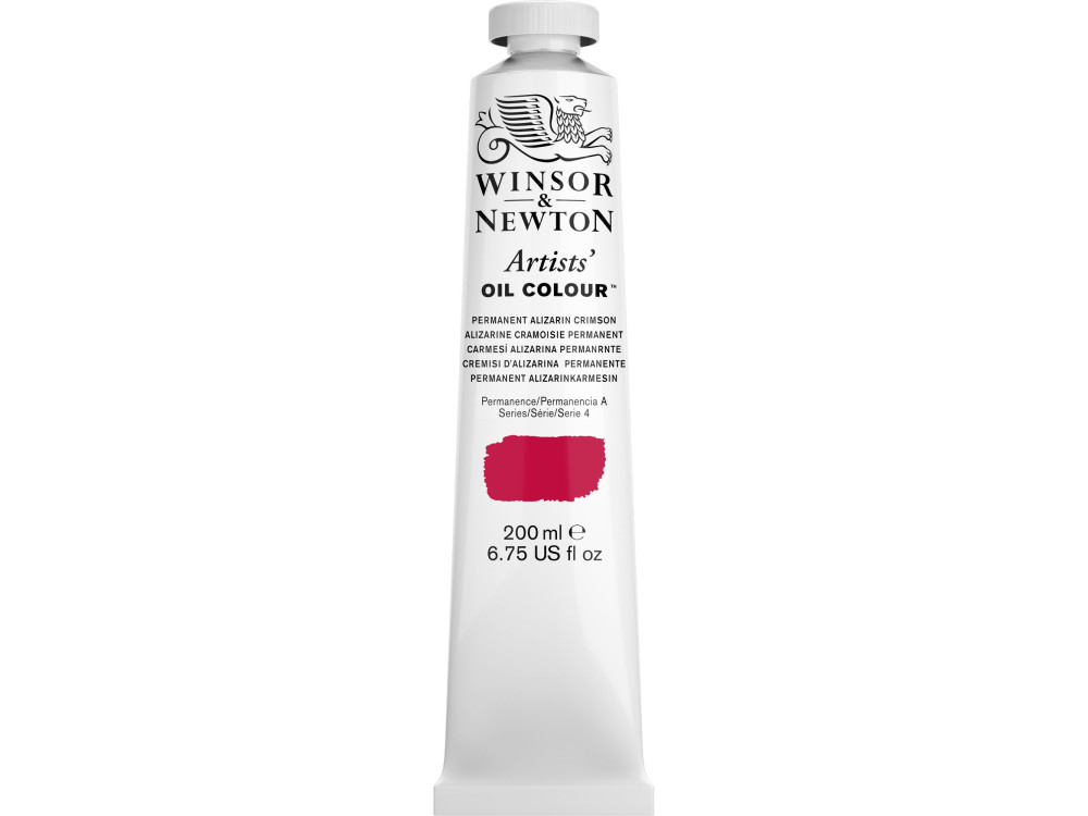 Oil paint Artists' Oil Colour - Winsor & Newton - Permanent Alizarin Crimson 200 ml