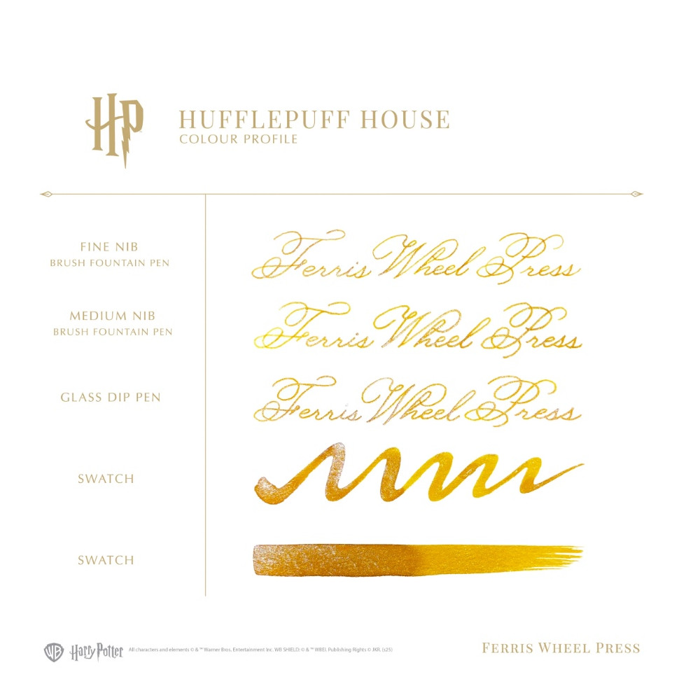 Atrament Harry Potter - Ferris Wheel Press - Hufflepuff House 38 ml