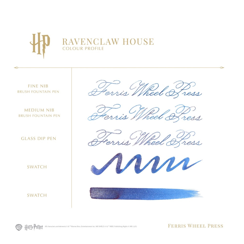 Calligraphy ink Harry Potter - Ferris Wheel Press - Ravenclaw House 38 ml