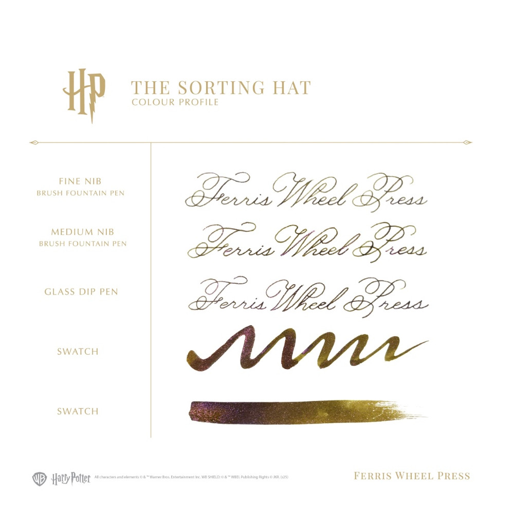 Calligraphy ink Harry Potter - Ferris Wheel Press - The Sorting Hat 38 ml