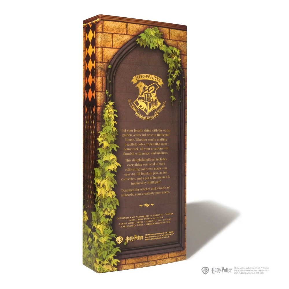 Carousel Fountain Pen with ink - Ferris Wheel Press - Hufflepuff