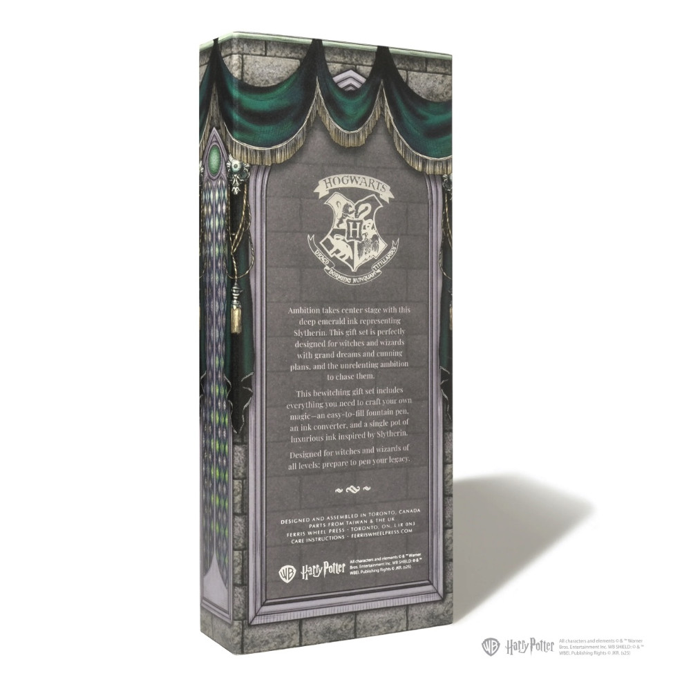 Carousel Fountain Pen with ink - Ferris Wheel Press - Slytherin
