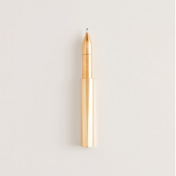 The Wren refillable writing pen - Tom’s Studio - Brass