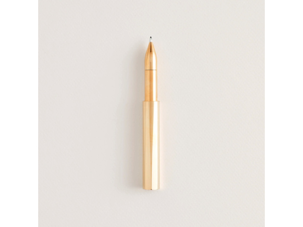 The Wren refillable writing pen - Tom’s Studio - Brass
