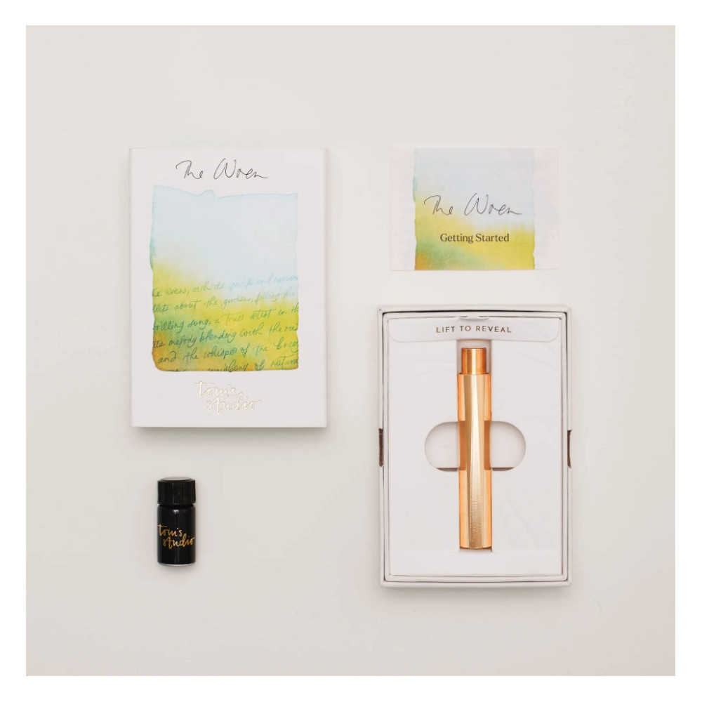 The Wren refillable writing pen - Tom’s Studio - Brass