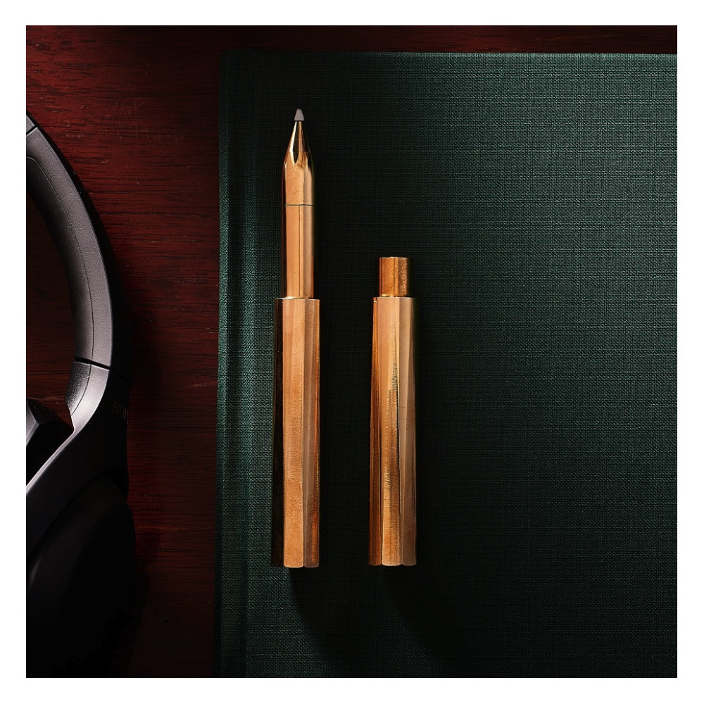 The Wren refillable writing pen - Tom’s Studio - Brass