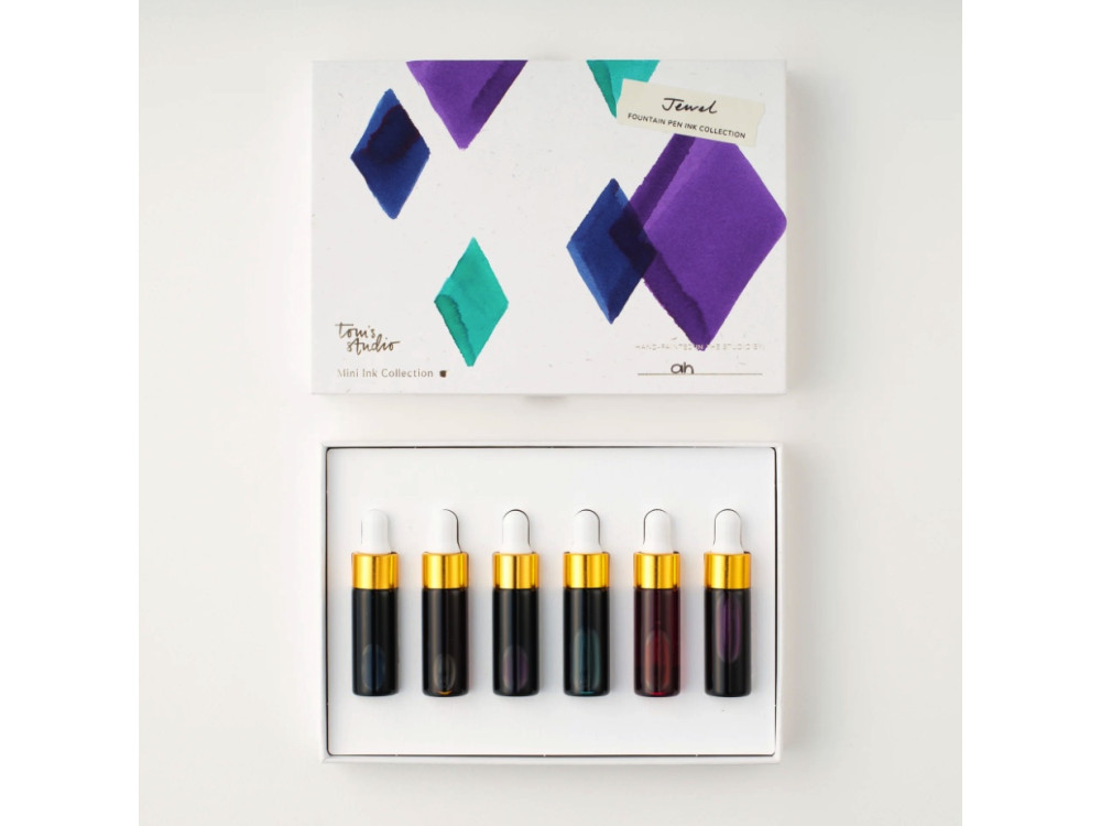 Set of Jewel Mini Ink Collection - Tom’s Studio - 6 x 5 ml