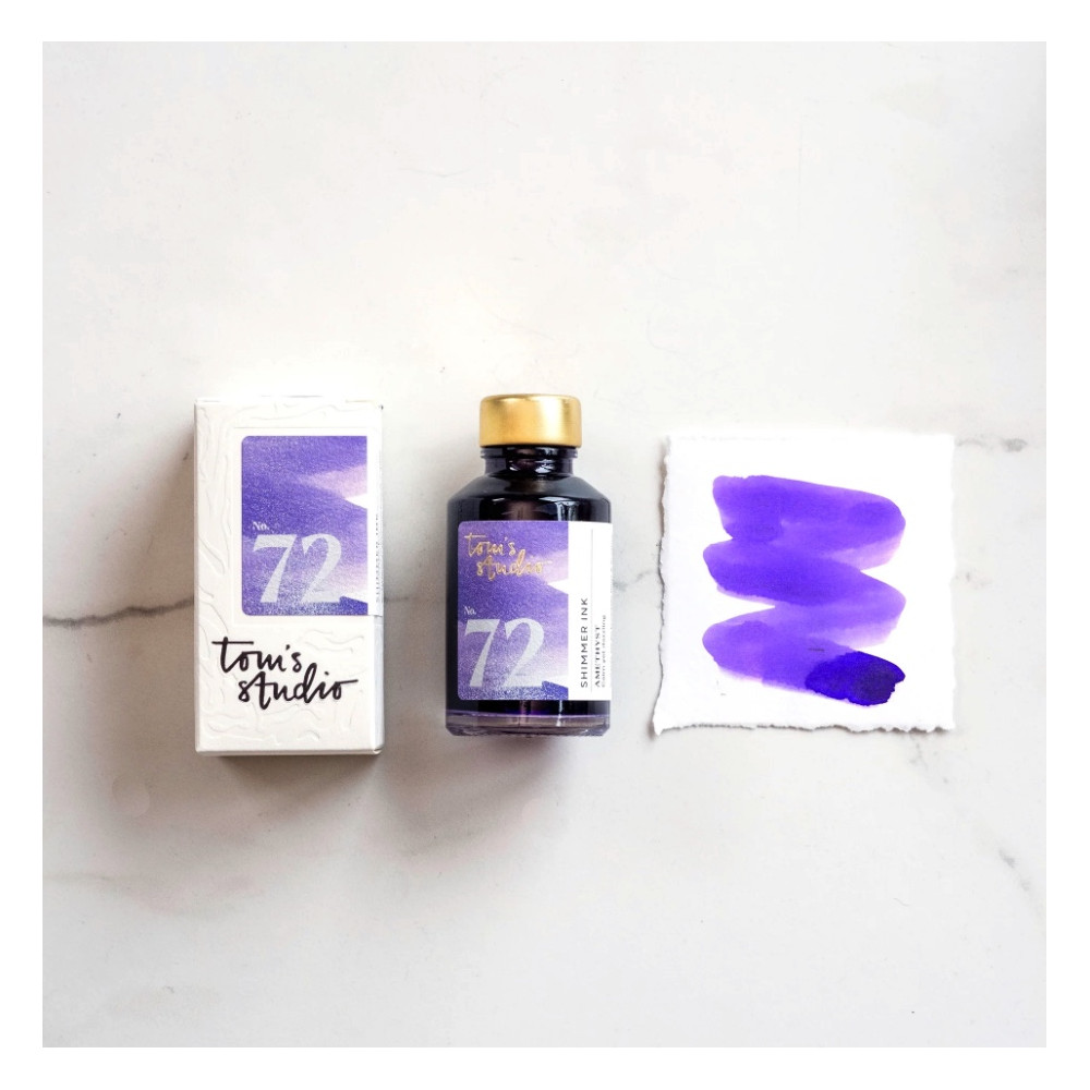 Atrament Shimmer Ink - Tom's Studio - 72 Amethyst 50 ml