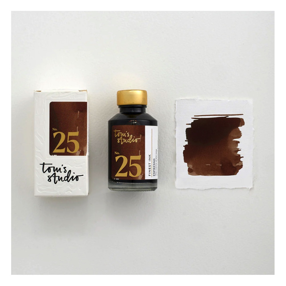 Finest fountain pen Ink - Tom’s Studio - 25 Espresso 50 ml