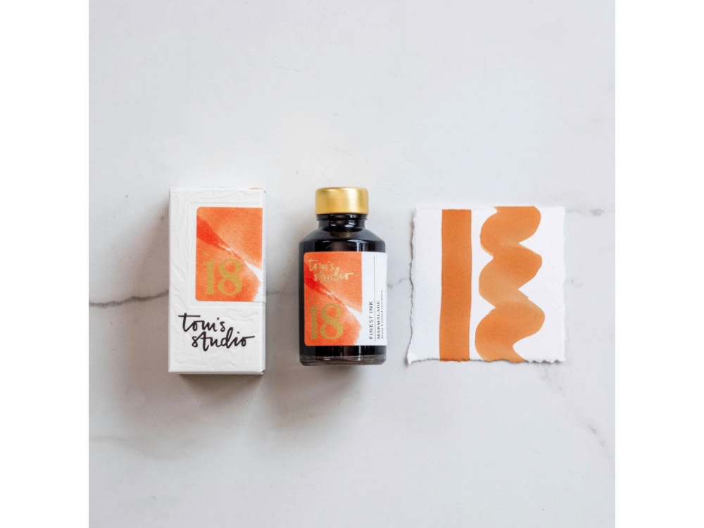 Finest fountain pen Ink - Tom’s Studio - 18 Marmalade 50 ml