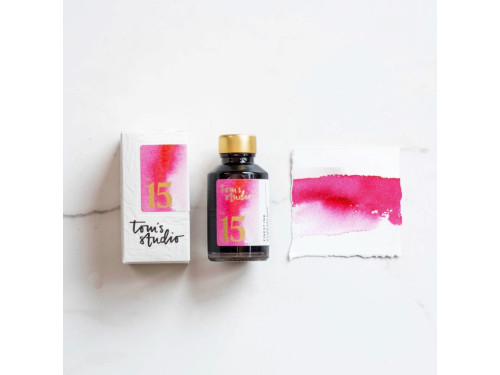 Finest fountain pen Ink - Tom’s Studio - 15 Rambling Rose 50 ml