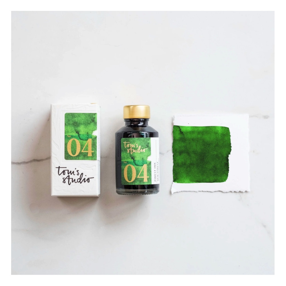 Finest fountain pen Ink - Tom’s Studio - 04 New Forest Green 50 ml