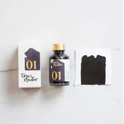 Finest fountain pen Ink - Tom’s Studio - 01 Deep Black 50 ml