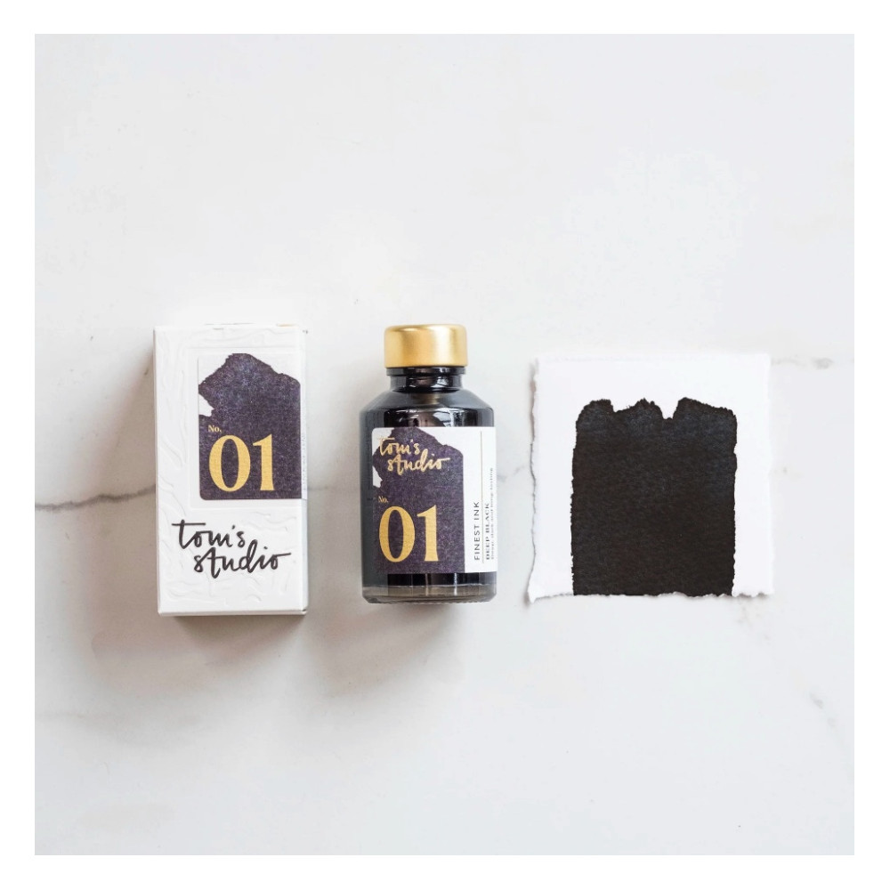 Atrament Finest Ink - Tom's Studio - 01 Deep Black 50 ml
