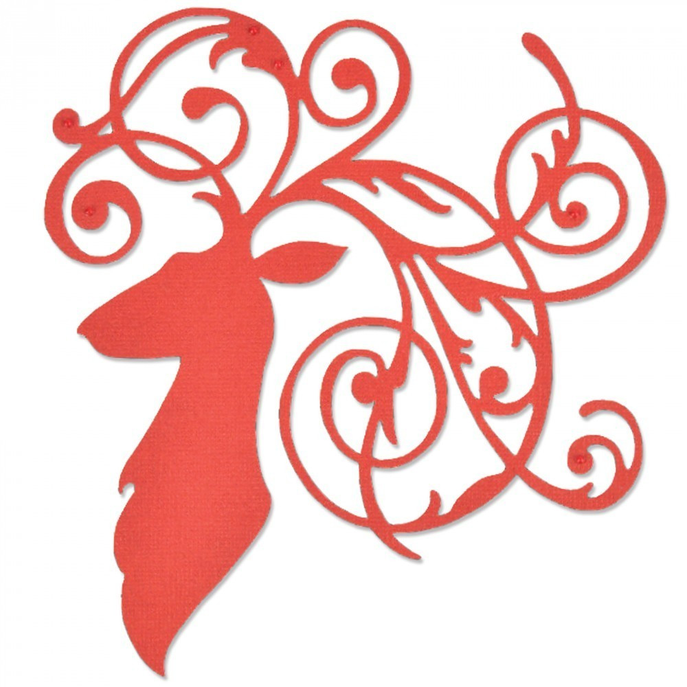 Sizzix Thinlits Die Set - Thinlits Die - Elegant Deer - 1 pc.