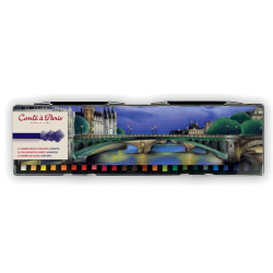 Set of Colour Carrés Pastels - Conté à Paris - 24 pcs