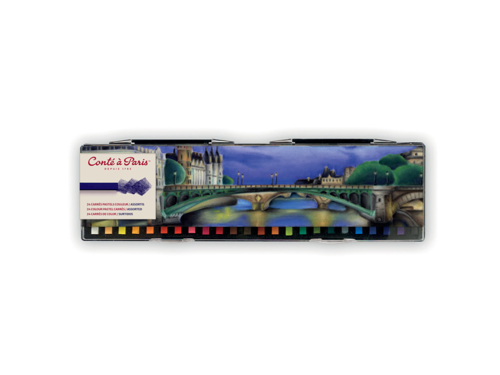 Set of Colour Carrés Pastels - Conté à Paris - 24 pcs