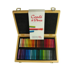 Set of Colour Carrés Pastels - Conté à Paris - 48 pcs