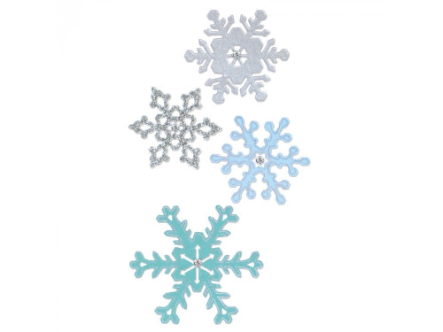Zestaw wykrojników Thinlits - Sizzix - Snowflakes, 4 szt.