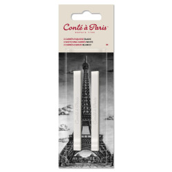 Set of Sketching Carrés Pastels - Conté à Paris - White 2B 2 pcs
