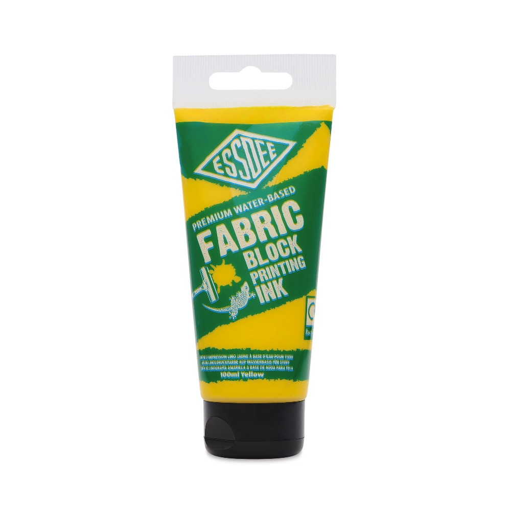 Farba tusz do linorytu Fabric Block Printing Ink - Essdee - Yellow 100 ml