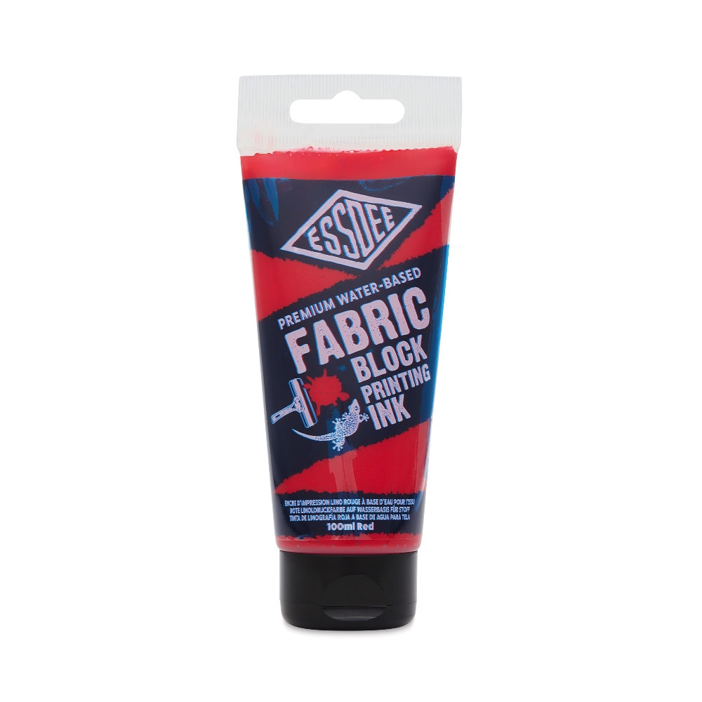 Farba tusz do linorytu Fabric Block Printing Ink - Essdee - Red 100 ml
