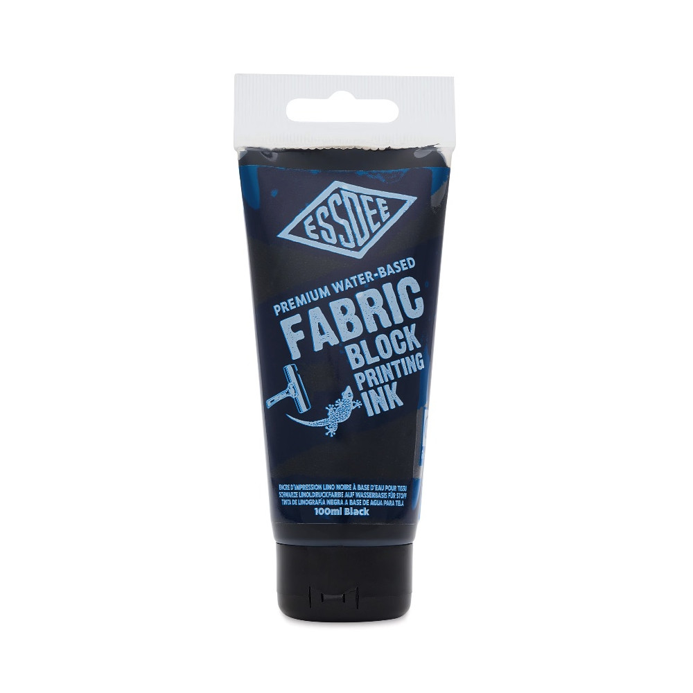 Fabric Block Printing Ink - Essdee - Black 100 ml